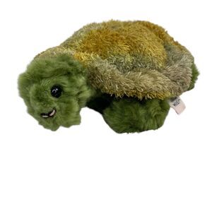 GUND Mosey the Turtle #60038 Beanbag Plush Green Brown Sea Turtle